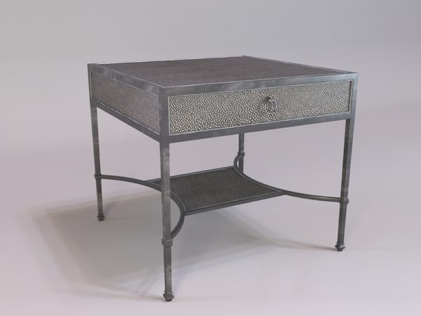 Villette Shagreen Side Table 3D Model