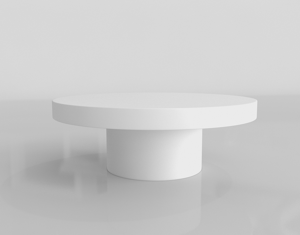 3d Coffee Table Shroom Glancing Eye, Cb2 Cement Coffee Table Dupe