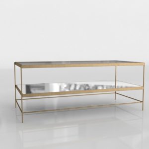 Leona Gold Coffee Table 3D Model