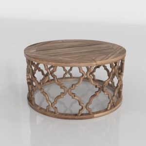 Houzz Cyan Sirah Coffee Table 3D Model