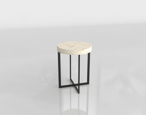 Bone Side Table 3D Model