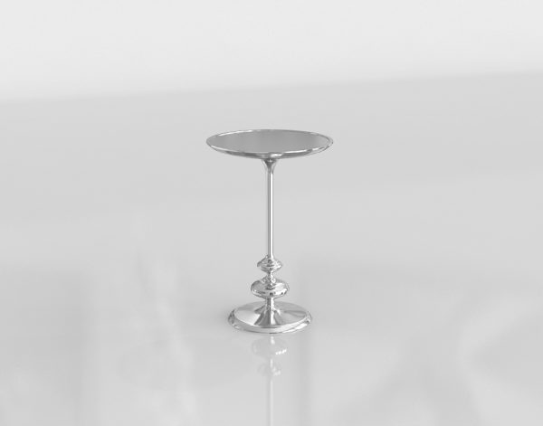 Cheshire Aluminum Side Table 3D Model