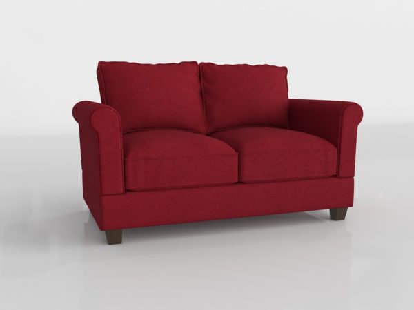 Red City Simpli Sofa 3D Model