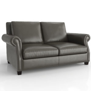USA Premium Leather Love Sofa 3D Model