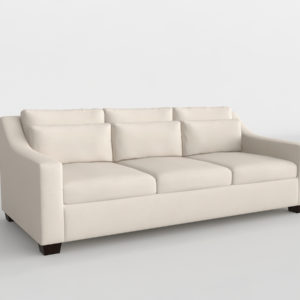 York Slope Upholstered Sofa 3D Model