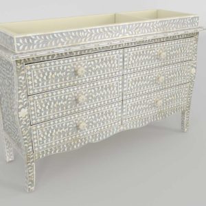Amira Mosaic Wide Dresser 3D Model