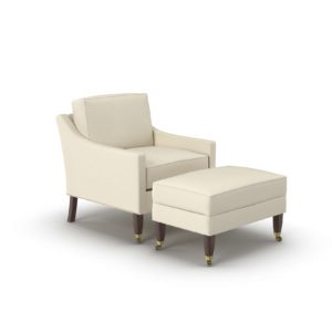 Griffin Chair and Ottoman 3D Model