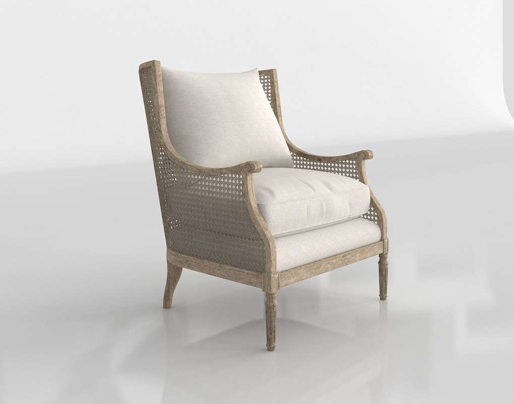 Halle Cane Chair 3D Model – Glancing EYE