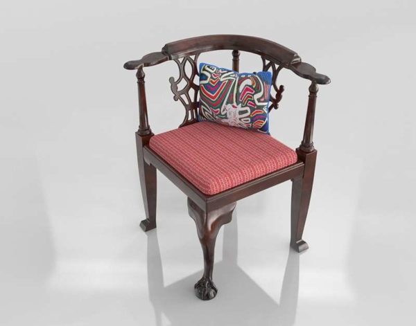 Hull Corner Chair 3D Model