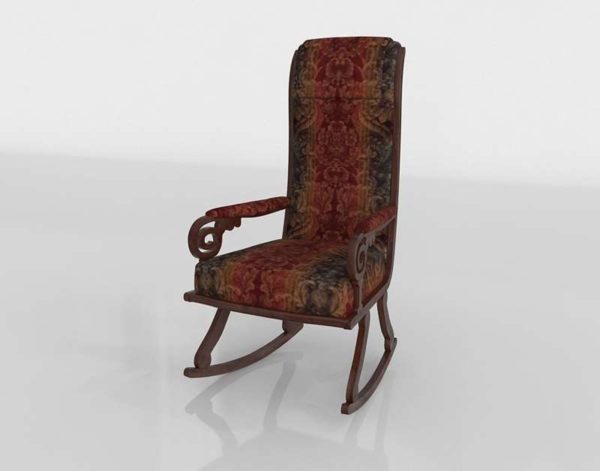 Moxey Rocking Chair 3D Model