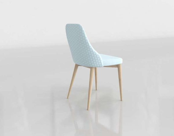 3D Upholstered Chair Decora tu Alma Sky