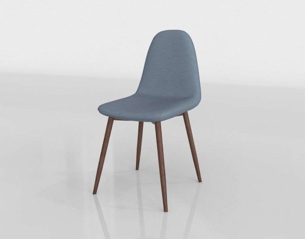 Porter Modern Dining Chair 3D Model