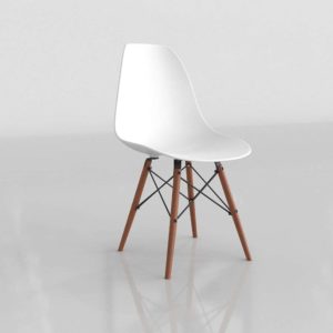 Poly Bark Chair 3D Model