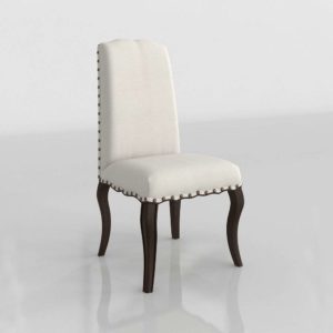 Calais Leather Chair 3D Model