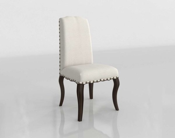 Calais Leather Chair 3D Model
