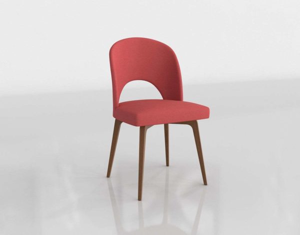 Lunaria Red Chair 3D Model