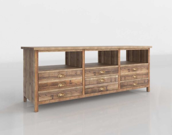 3D Wooden Console Furniture Lancaster