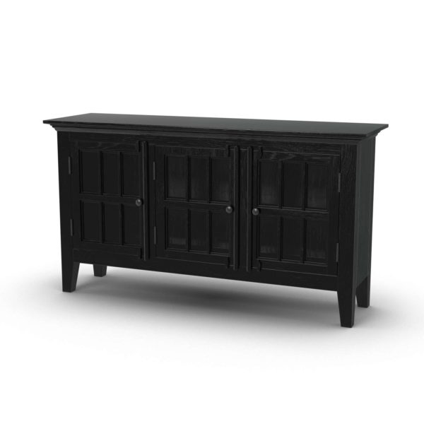 Mueble Consola 3D CB2 Madera Oscura