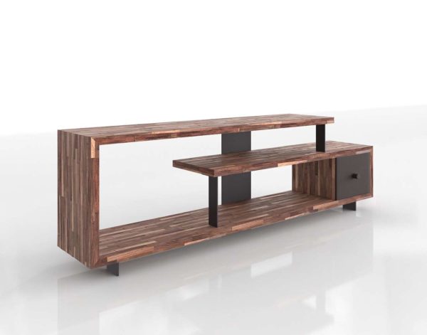 Mueble Consola 3D West Elm Staggered