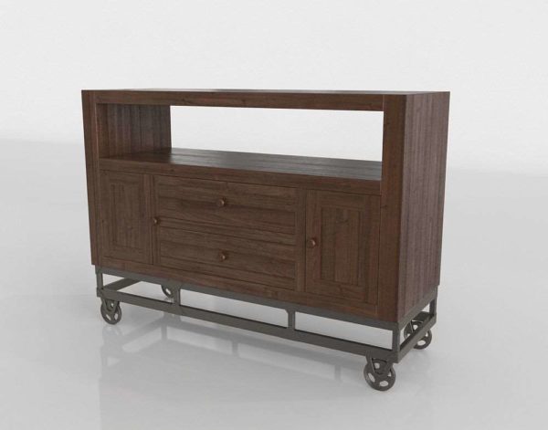 Roost TV Stand 3D Model