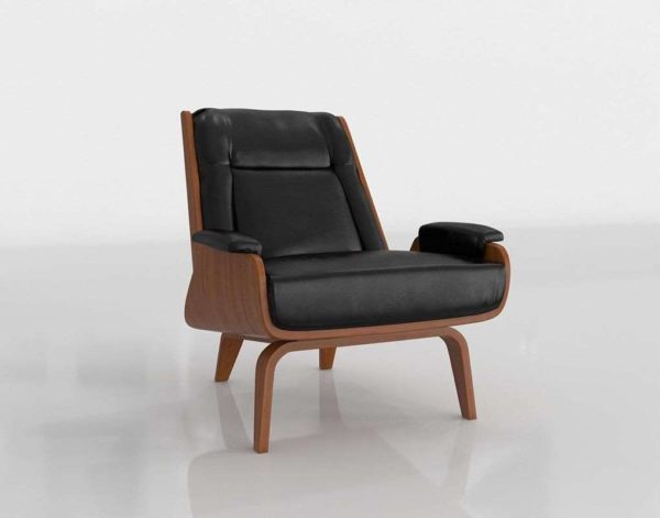 3D Leather Chair West Elm Paulo Bent
