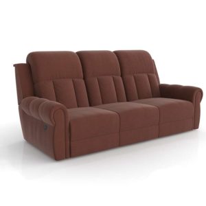 Sofá 3D Reclinable Houzz Suede