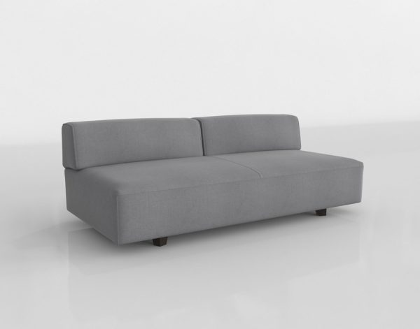 3D Armless Sofa Modular