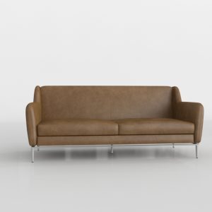 3D Sofa CB2 Alfred Natural Leather