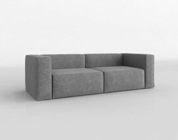 Sofá 3D Interior Define Moderno en Tela