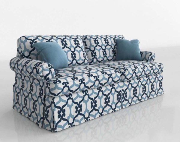 3D Loveseat RBLD Furniture Upholstery