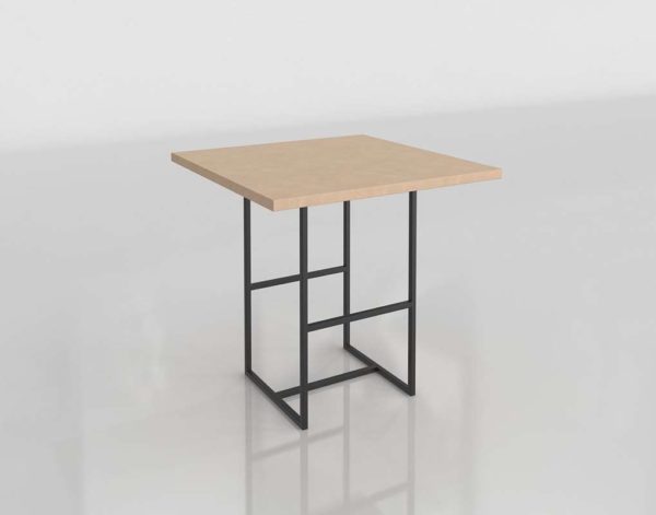 Menta Square Table 3D Model