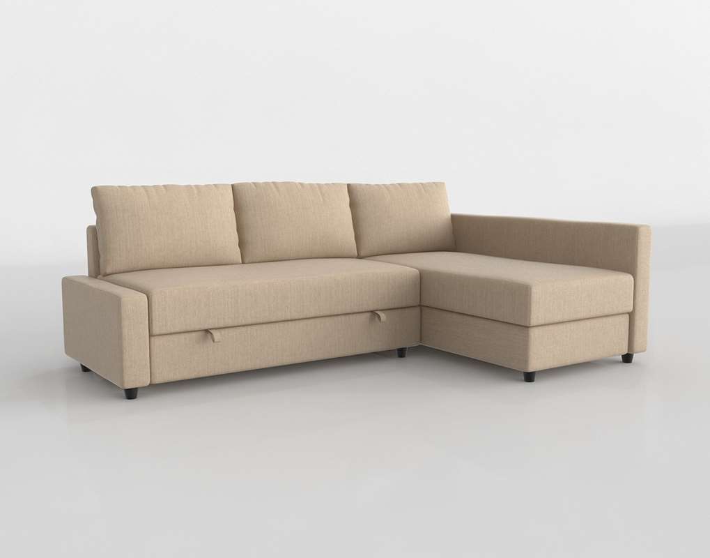 Klem Milieuvriendelijk rekenmachine Friheten Chaise Longue Sofa 3D Model // Glancing EYE