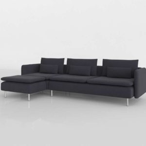 modelo-3d-sofa-seccional-chaise-soderhamn-negro