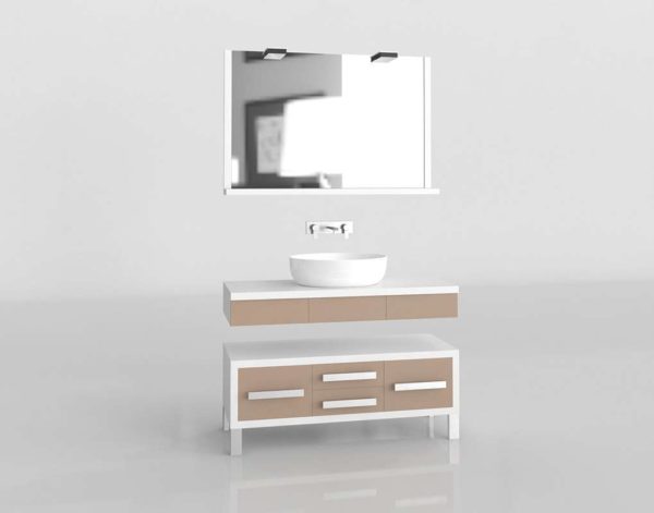 Modelo 3D Baño Zenit