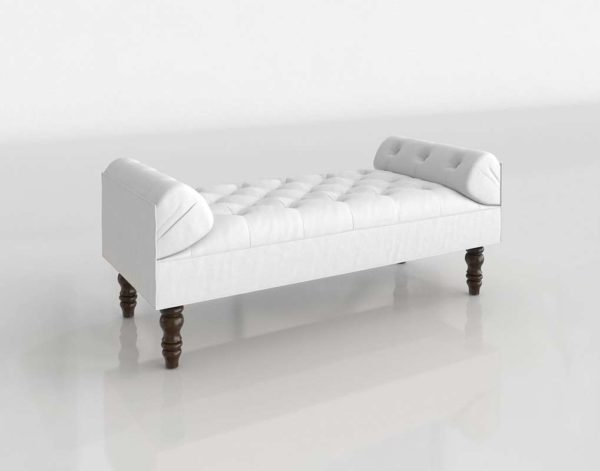 Lorraine Tufted Bench Pottery Barn