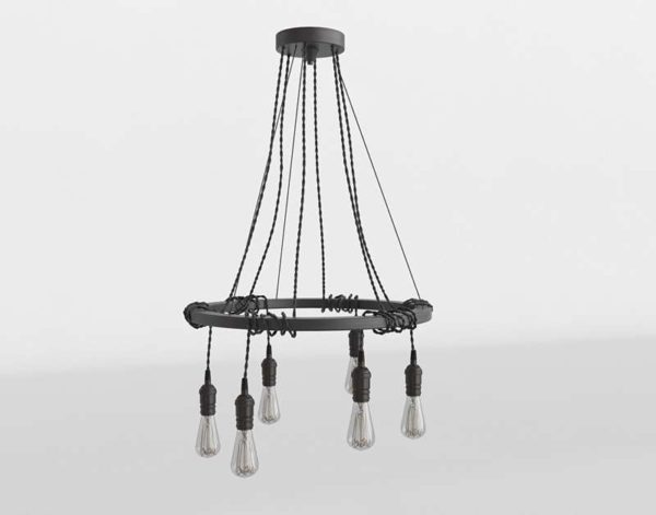 STangled Chandelier School House Electric