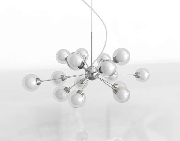 Sphere 15-Light Pendant Chandelier Lamps Plus