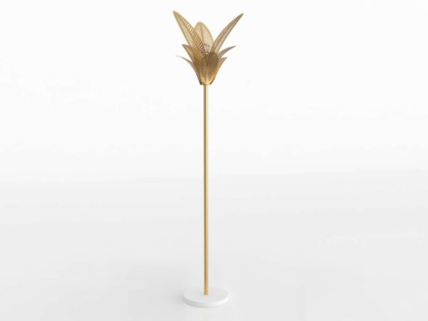Palm Frond Floor Lamp 3D Modeling