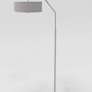 Faux Silk Arc Floor Lamp Lamps Plus