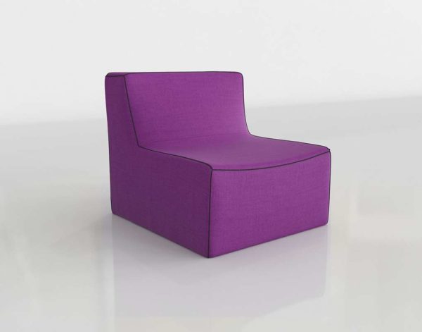 Bardot Modular Sofa 3D Model