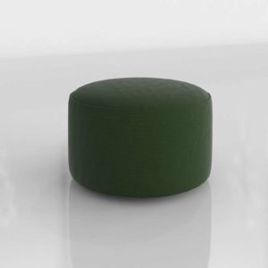 Bassoh Green Pouf 3D Model