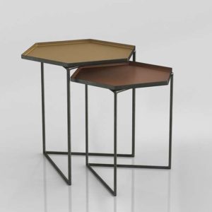 Tabarca Side Tables 3D Model