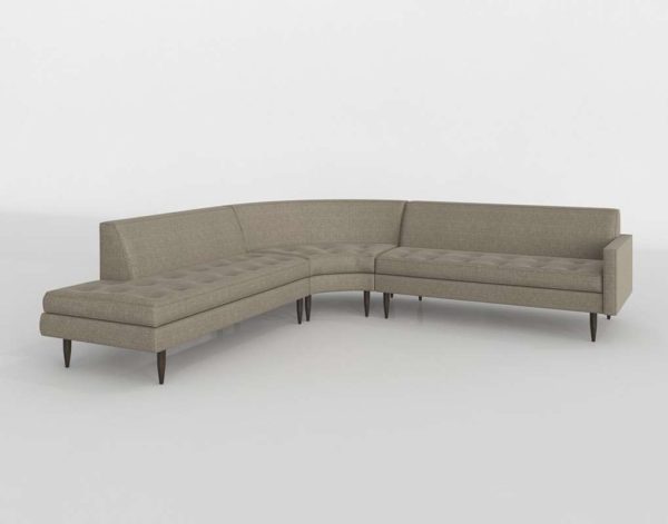 Reese Curved Sectional Roomandboard