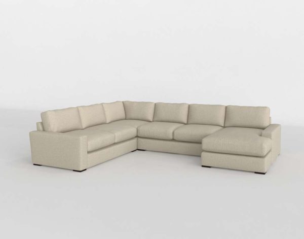 Right Arm 4 Piece Sectional Arhaus Furniture