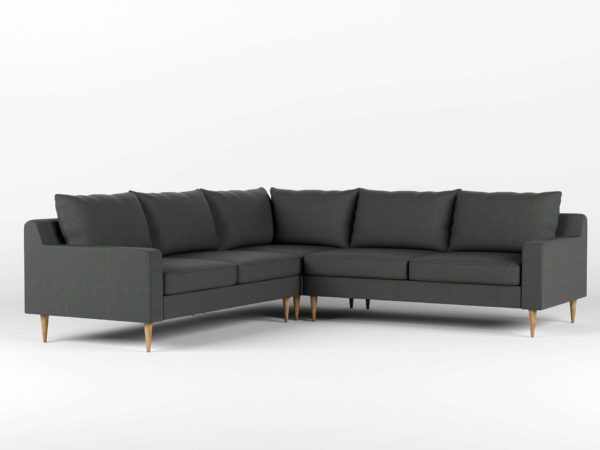 3D Corner Sofa Interior Define Sloan in Gray
