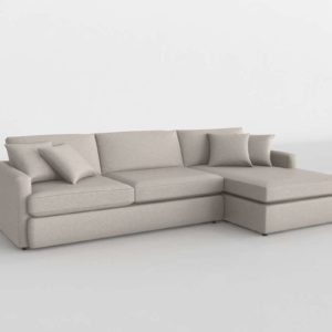 Allure Right Chaise Sectional Bassett Furniture