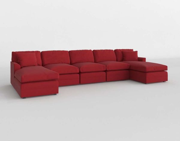 Sectionals and Sets Red Interior Design