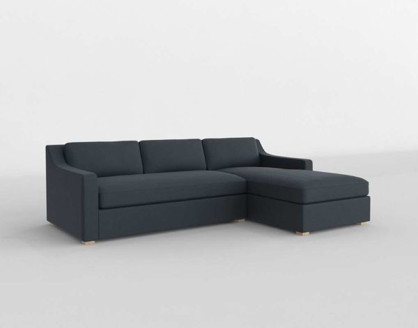 Belgian Classic Slope Sectional RH