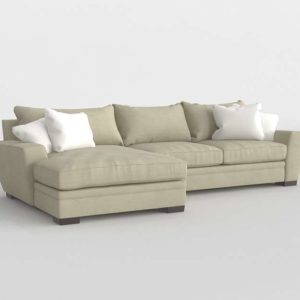 Delano 2 Piece Sectional With Laf Oversized Chaise Living Spaces