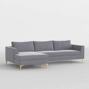 Asher Two Seat Sectional Sofa With left Chaise Joybird